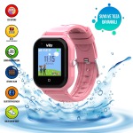 Wiky Watch 4S Pembe 4.5G Görüntülü Görüşmeli Akıllı Çocuk Saati