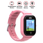 Wiky Watch 4S Pembe 4.5G Görüntülü Görüşmeli Akıllı Çocuk Saati