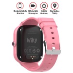 Wiky Watch 4S Pembe 4.5G Görüntülü Görüşmeli Akıllı Çocuk Saati