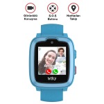 Wiky Watch 4 PLUS Mavi Sim Kartlı Akıllı Çocuk Saati