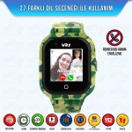 Wiky Watch 4S Yeşil Kamuflaj Akıllı Çocuk Telefonu