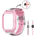 Wiky Watch 4S Şeffaf Pembe Kordon