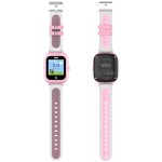 Wiky Watch 4S Şeffaf Pembe Kordon