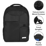 WikyBag Dawn 15.6'' Laptop Uyumlu Siyah Sırt Çantası